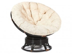 Кресло-качалка Papasan w 23/01 B с подушкой Antique brown, ткань Старт в Ирбите - irbit.магазин96.com | фото