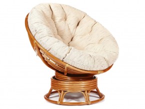 Кресло-качалка Papasan w 23/01 B с подушкой Cognac, ткань Старт в Ирбите - irbit.магазин96.com | фото