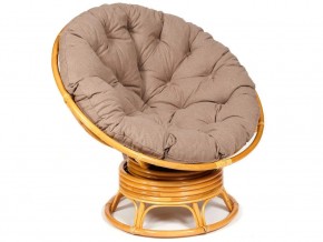 Кресло-качалка Papasan w 23/01 B с подушкой Honey, экошерсть Коричневый в Ирбите - irbit.магазин96.com | фото