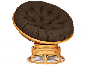 Кресло-качалка Papasan w 23/01 B с подушкой Honey, ткань Коричневый в Ирбите - irbit.магазин96.com | фото