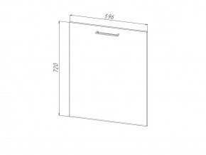 П 60 Комплект для посудомоечной машины 600 мм (цоколь + фасад) ЛДСП в Ирбите - irbit.магазин96.com | фото