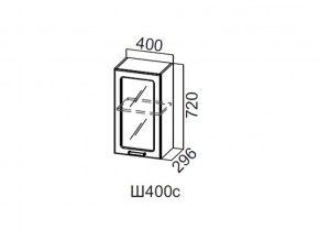 Ш400с/720 Шкаф навесной 400/720 (со стеклом) в Ирбите - irbit.магазин96.com | фото