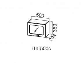 ШГ500с/360 Шкаф навесной 500/360 (горизонт. со стеклом) в Ирбите - irbit.магазин96.com | фото