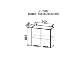 Шкаф верхний ДП600мм с 2-мя дверками в Ирбите - irbit.магазин96.com | фото